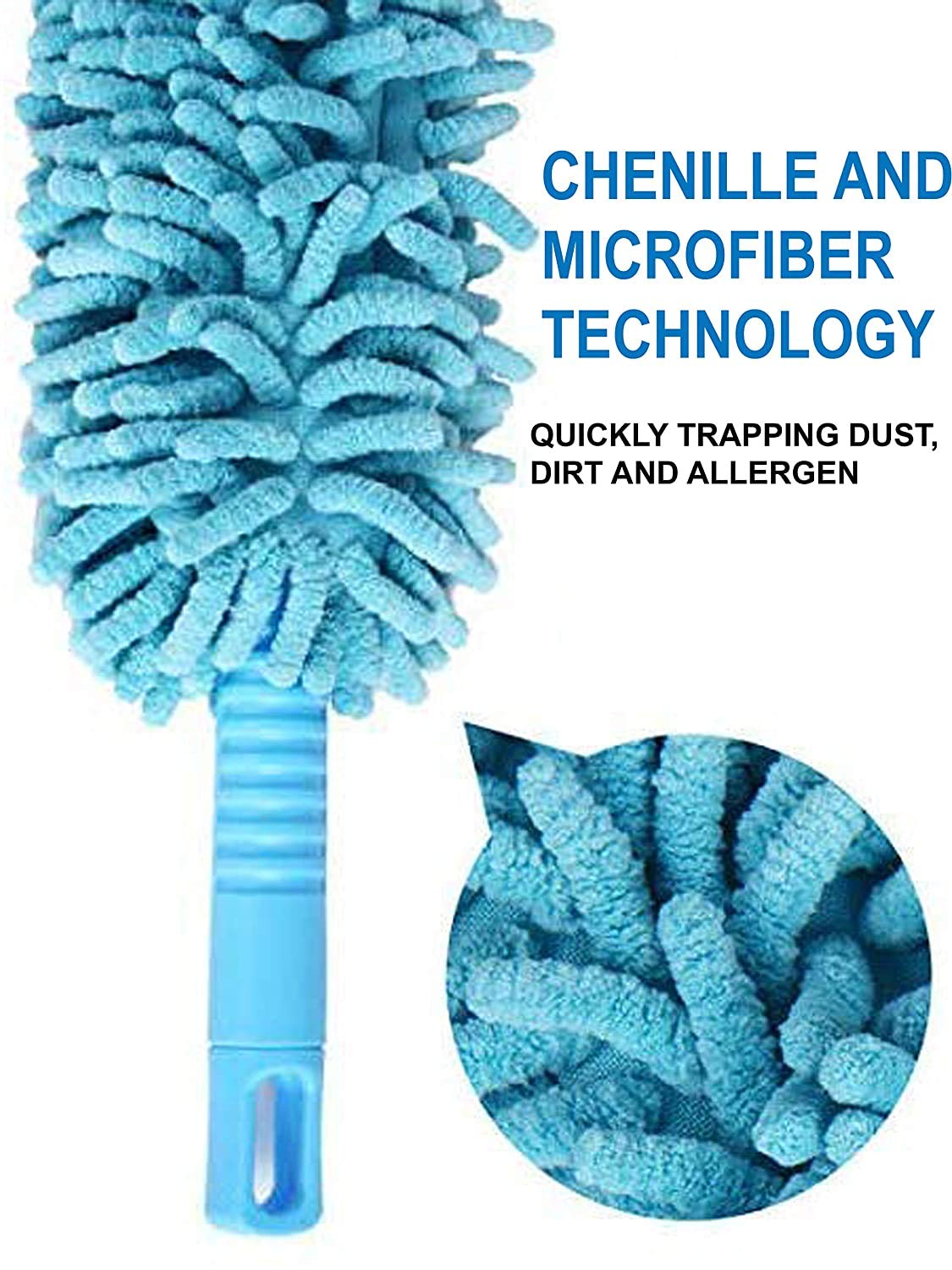 1270 Foldable Multipurpose Microfiber Fan Cleaning Duster for Quick and Easy Cleaning - SkyShopy 1270 Foldable Multipurpose Microfiber Fan Cleaning Duster for Quick and Easy Cleaning - SkyShopy